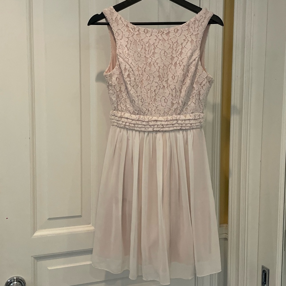 Speechless Pink Sparkly Prom Dress